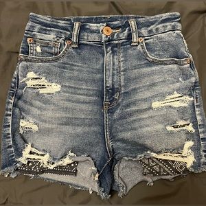 American Eagle Next Level Stretch; Curve Hi-Rise Shortie; Size 2